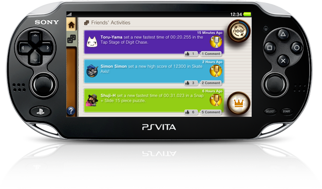 PS Vita Friends Application