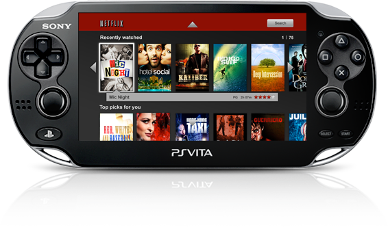 PS Vita System Netflix Application