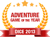 Dice 2013 -Adventure Game of the Year
